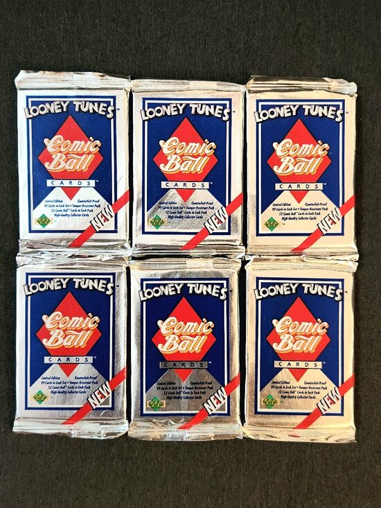 Upper Deck Other - Sealed Packs of Upper Deck Looney Tunes Comic Ball Cards